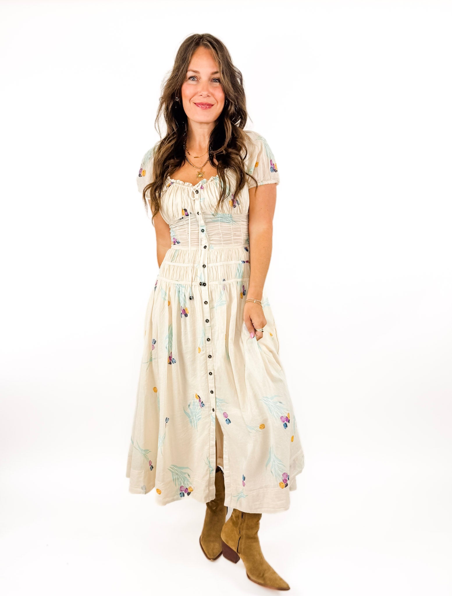 midi style dress Free People Complete Me Midi Dress
