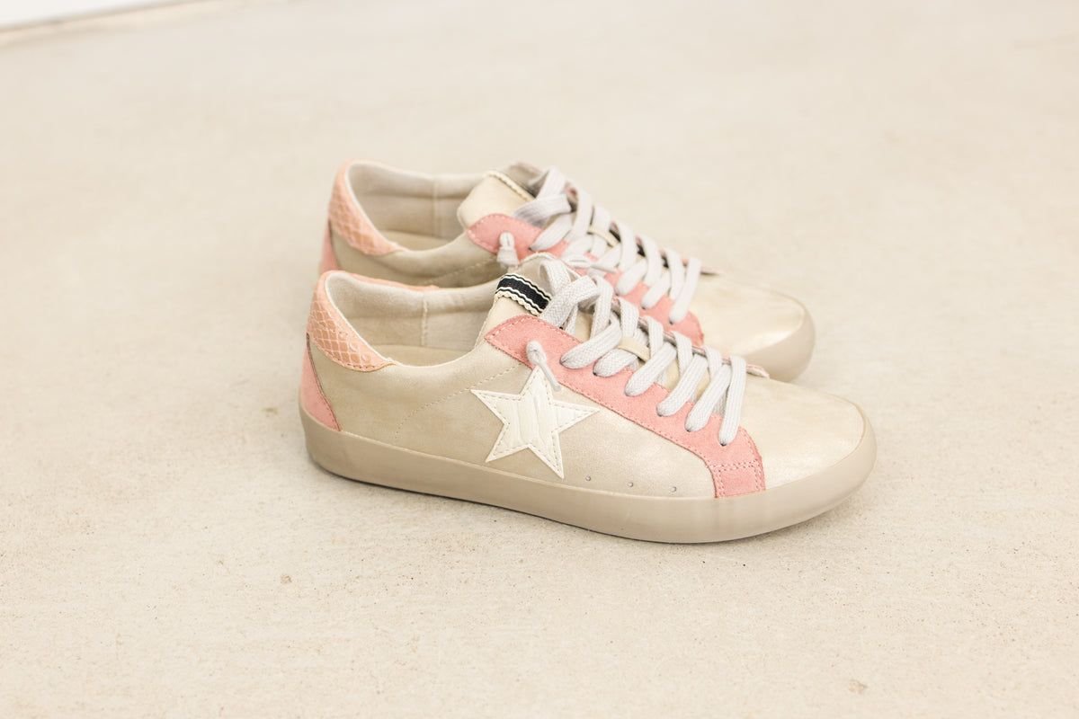 Peach Paula Star Sneaker – Flower Wild