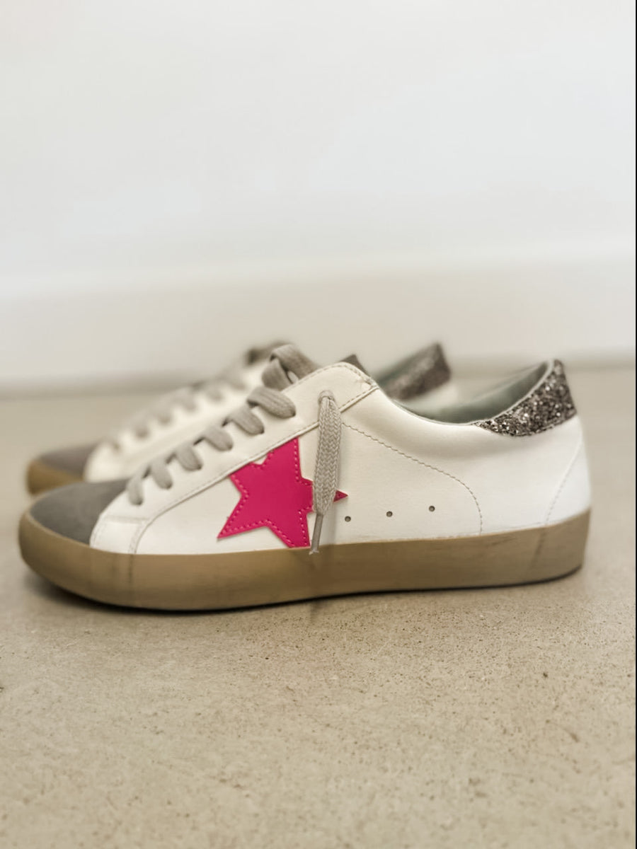 Pearl Pink High-Top Star Sneaker – Flower Wild