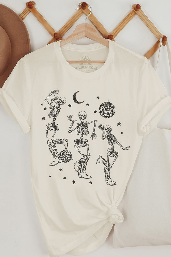 
                  
                    Disco Skeleton Tee ((vintage white))
                  
                