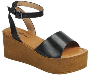 
                  
                    Solace Wedge Sandal ((Black))
                  
                