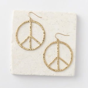 
                  
                    Peace Sign Earrings
                  
                