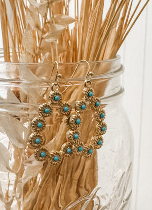 
                  
                    Turquoise Teardrop Earrings
                  
                