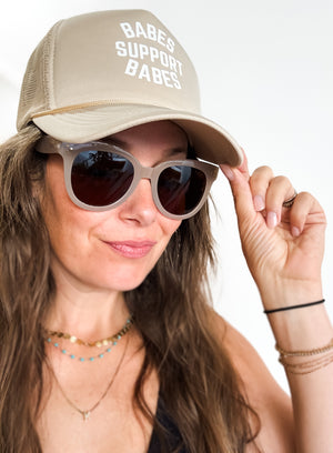 
                  
                    Babes Support Babes Trucker
                  
                