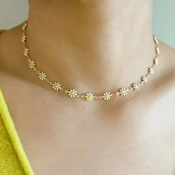 
                  
                    Daisy Chain Choker Necklace
                  
                