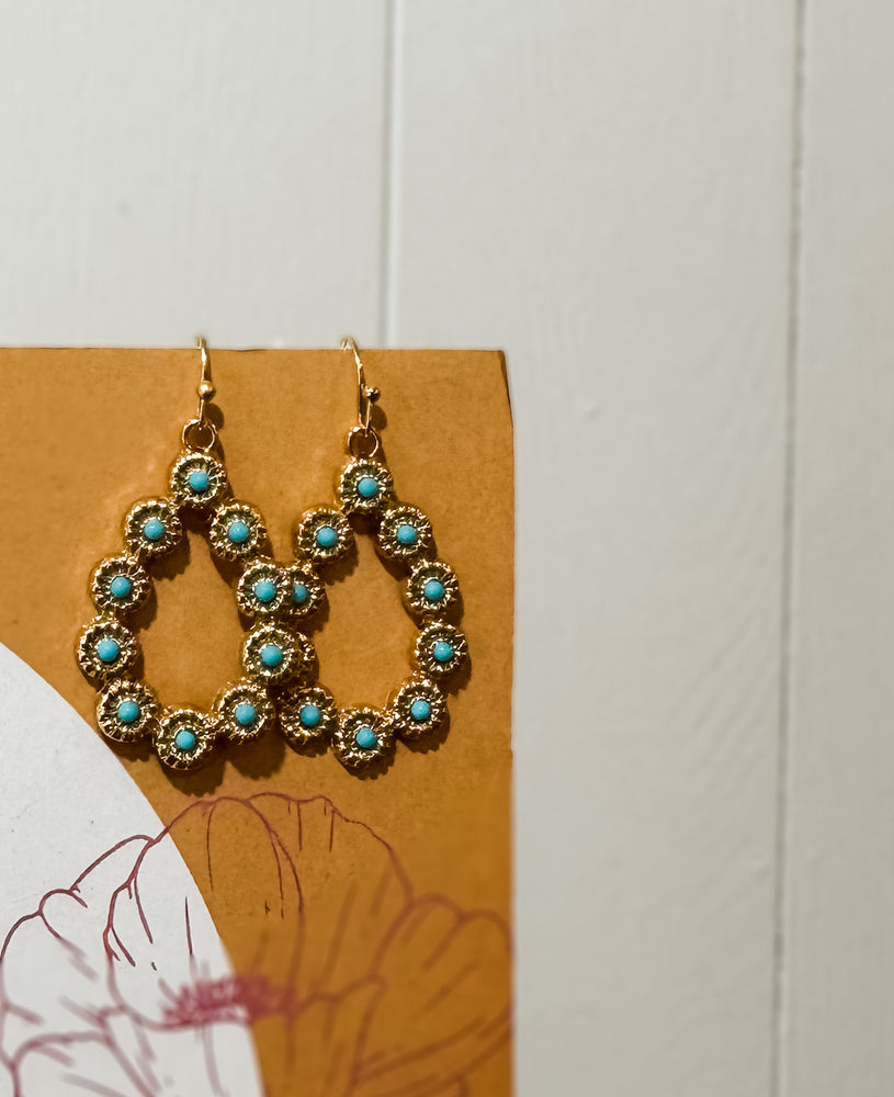
                  
                    Turquoise Teardrop Earrings
                  
                
