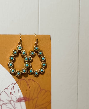 
                  
                    Turquoise Teardrop Earrings
                  
                