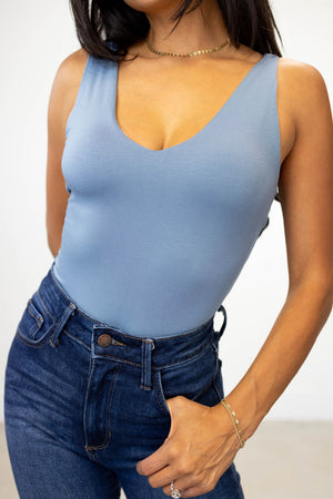 
                  
                    Cloud Tank Bodysuit ((Blue))
                  
                