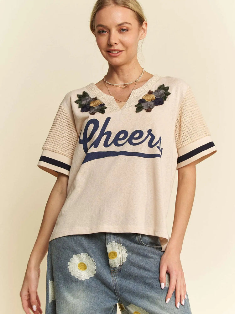 
                  
                    Cheers Tee (Beige)
                  
                