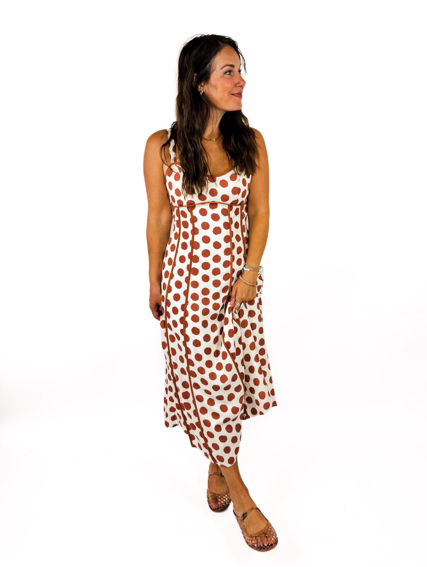 Dottie Midi Dress Large
