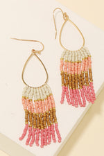 Fringe with Benefits Earrings ((Pink))