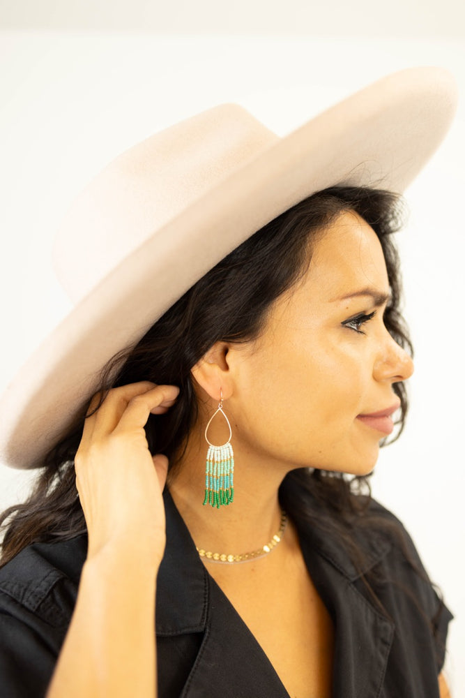 
                  
                    Fringe with Benefits Earrings ((Mint))
                  
                