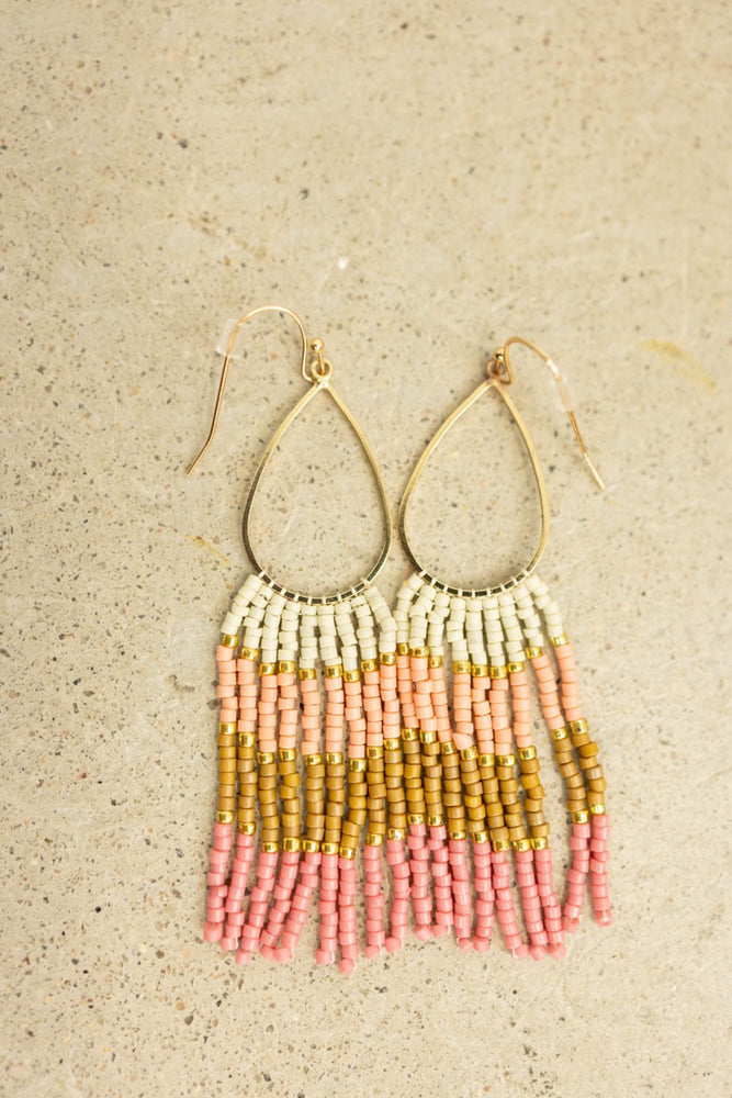 
                  
                    Fringe with Benefits Earrings ((Pink))
                  
                
