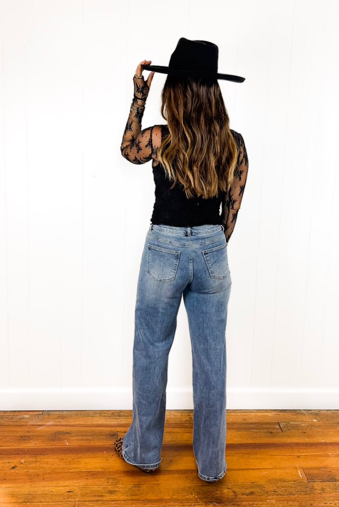 
                  
                    The Staple Wide Leg Denim
                  
                