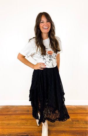 
                  
                    Courtney Lace Skirt ((black))
                  
                