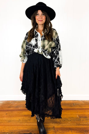 
                  
                    Courtney Lace Skirt ((black))
                  
                