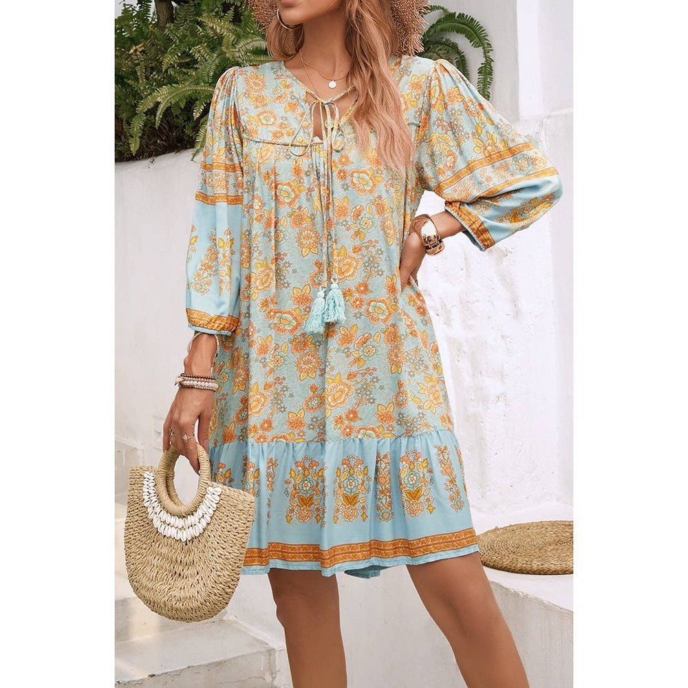 
                  
                    Garden Mini Dress (Sky)
                  
                