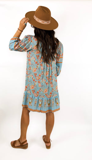 
                  
                    Garden Mini Dress (Sky)
                  
                