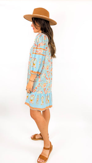
                  
                    Garden Mini Dress (Sky)
                  
                