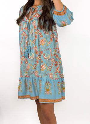 
                  
                    Garden Mini Dress (Sky)
                  
                