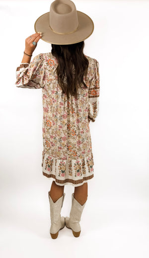 
                  
                    Garden Mini Dress (Beige)
                  
                