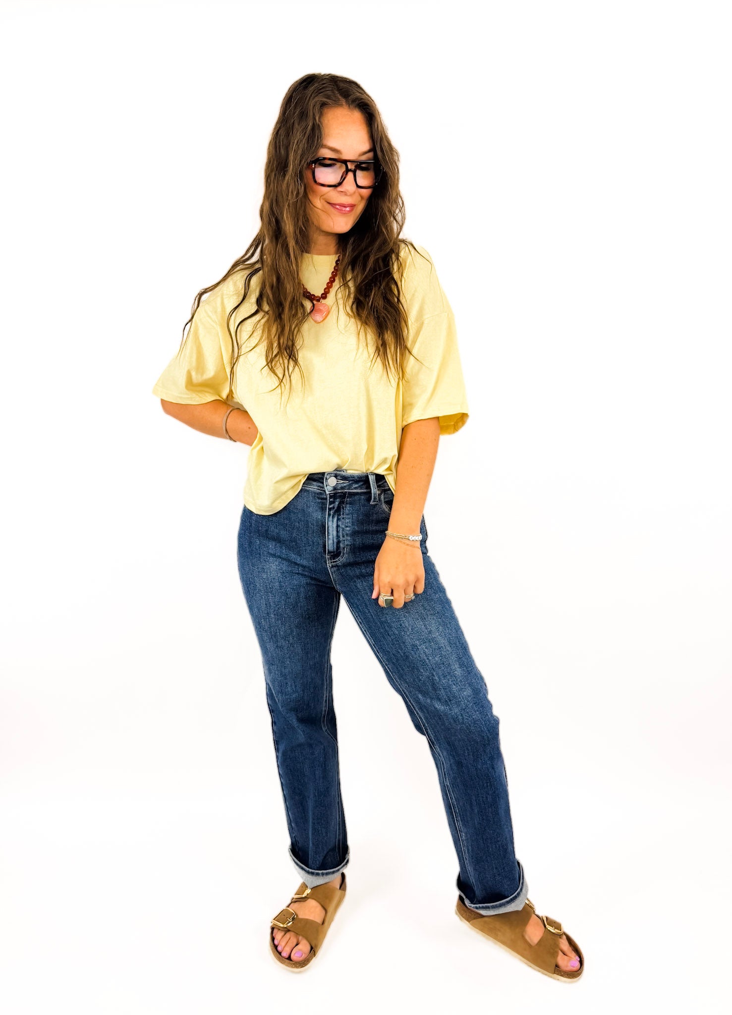 Brandy Tee (Butter Yellow) – Flower Wild