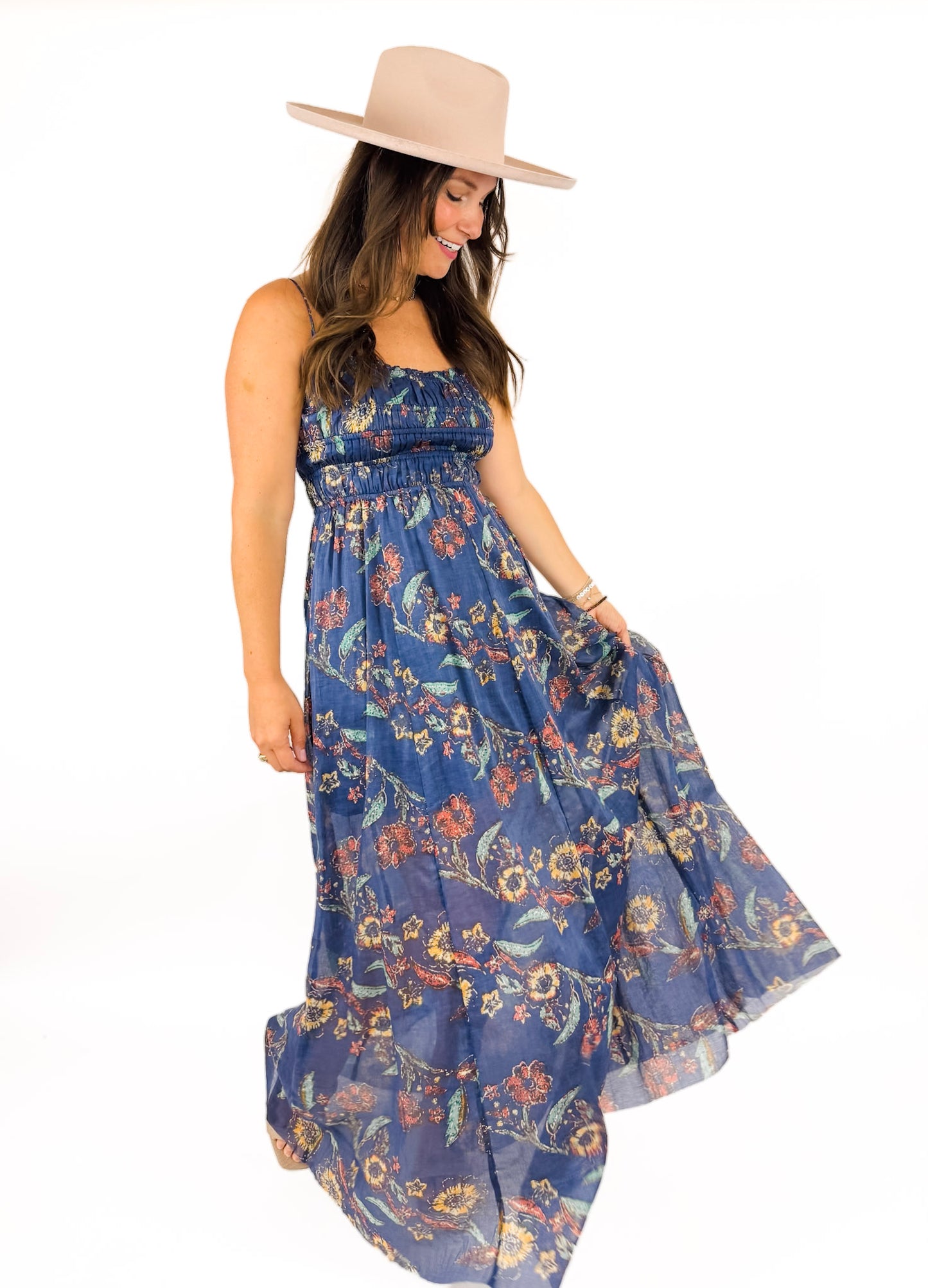 Free People One Ciella Printed Maxi Dress