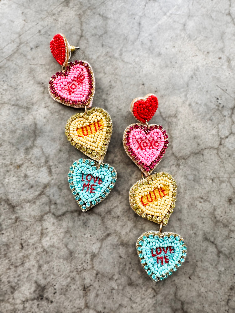 
                  
                    Conversation Heart Earrings
                  
                