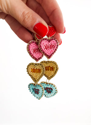 
                  
                    Conversation Heart Earrings
                  
                