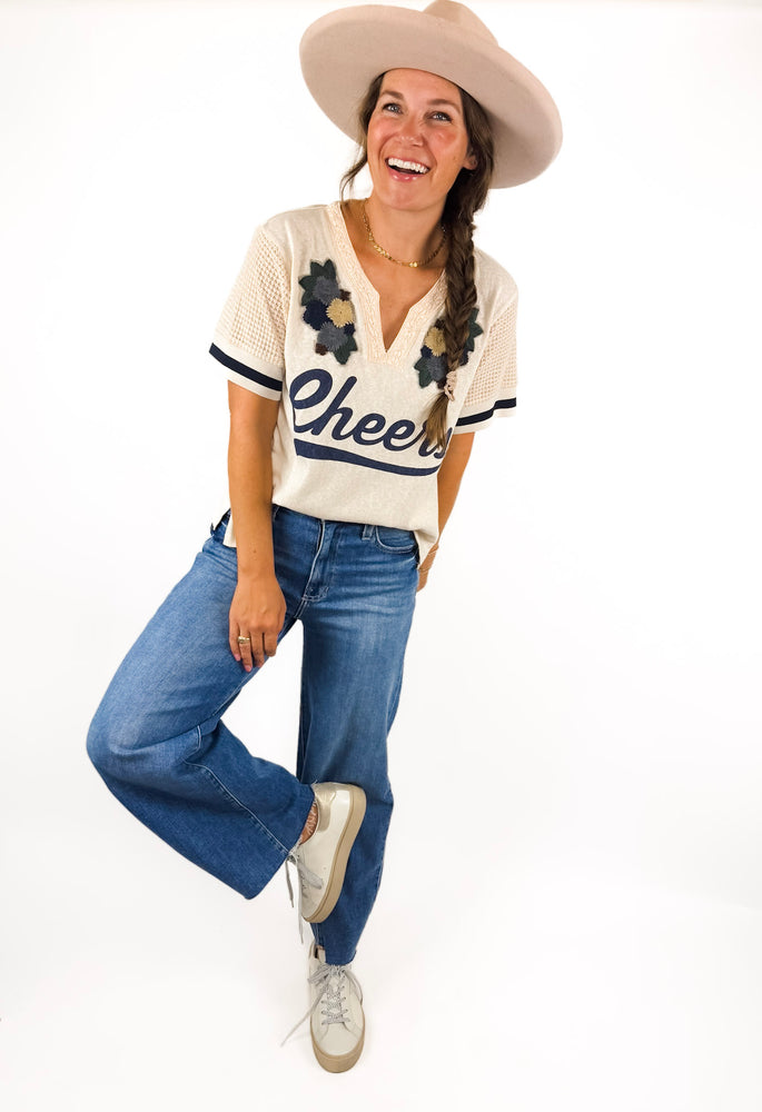 
                  
                    Cheers Tee (Beige)
                  
                