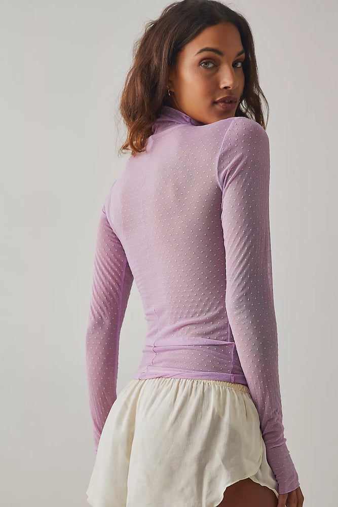 
                  
                    On the Dot Layering Top ((Lavender))
                  
                