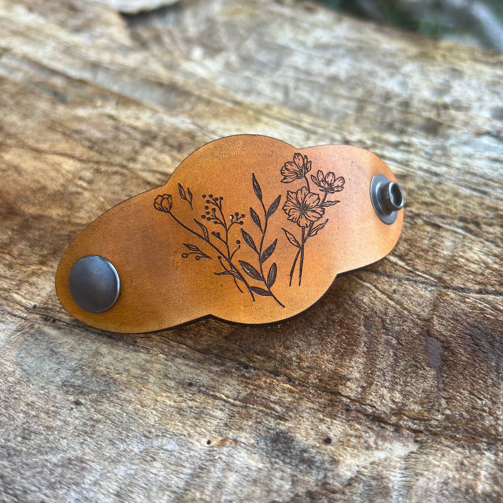 
                  
                    Leather Bandana Slides
                  
                