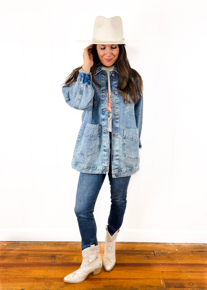 
                  
                    Avery Denim Jacket
                  
                