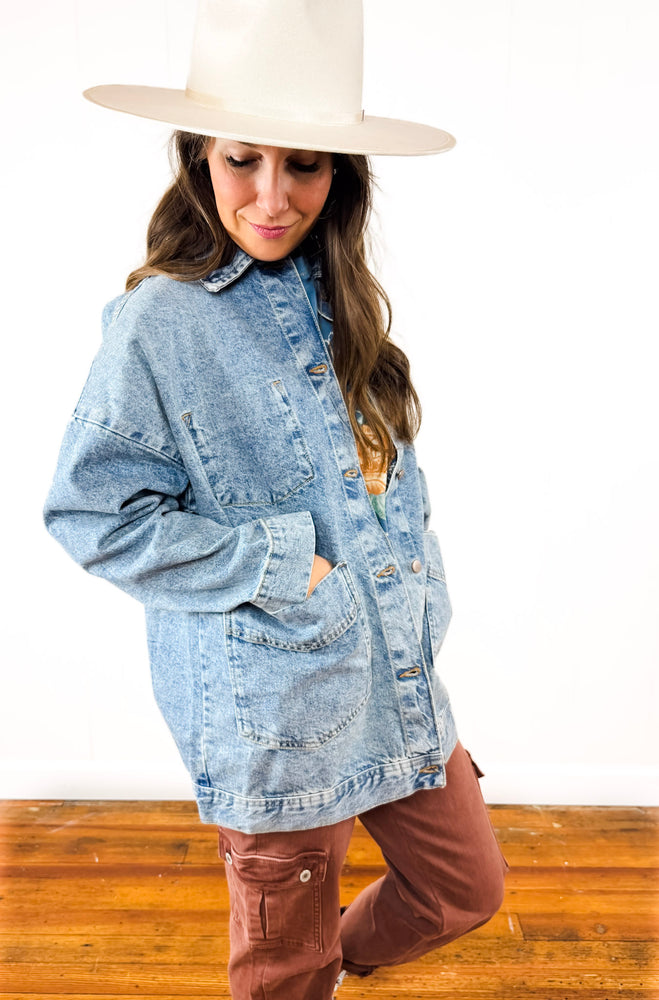 
                  
                    Avery Denim Jacket
                  
                