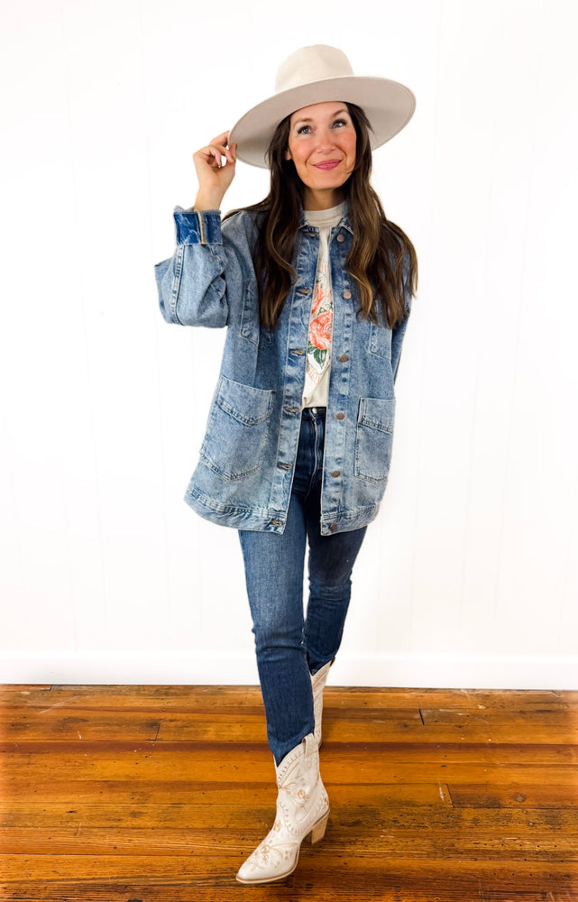 
                  
                    Avery Denim Jacket
                  
                