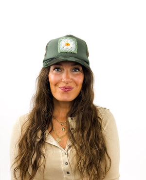 
                  
                    Granny Square Trucker Hat (Camo)
                  
                