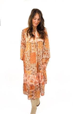 
                  
                    Lainey Patchwork Dress
                  
                