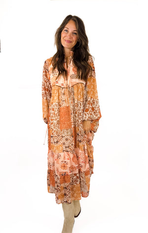 
                  
                    Lainey Patchwork Dress
                  
                