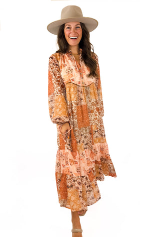
                  
                    Lainey Patchwork Dress
                  
                
