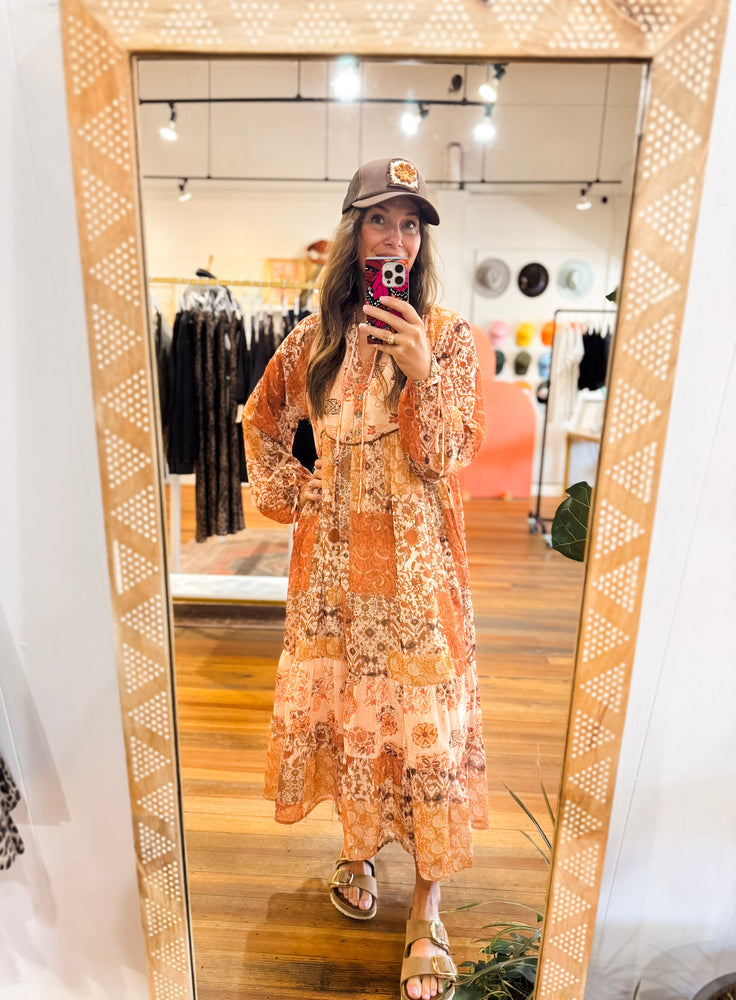 
                  
                    Lainey Patchwork Dress
                  
                
