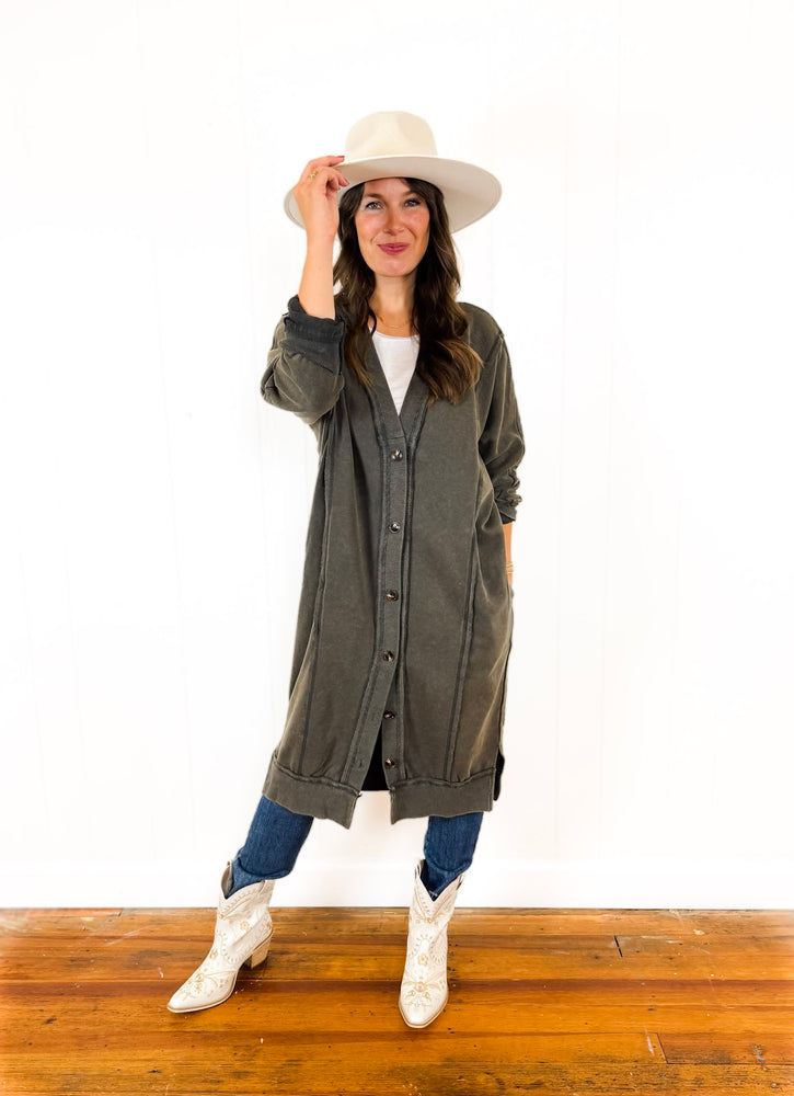 
                  
                    Hit the Road Duster Cardigan
                  
                