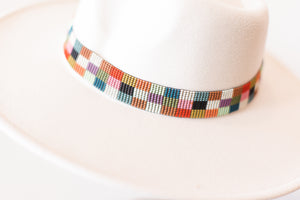 
                  
                    Checkered Wide Hat Band
                  
                
