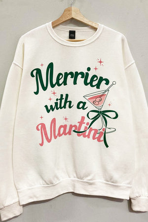 
                  
                    Merrier Mith a Martini Sweatshirt
                  
                