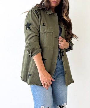 
                  
                    Star Utility Jacket ((olive))
                  
                