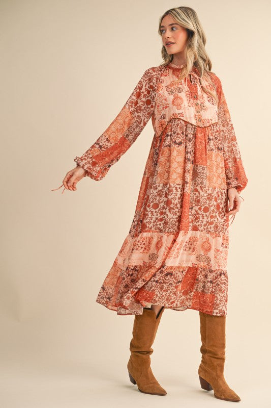 
                  
                    Lainey Patchwork Dress
                  
                