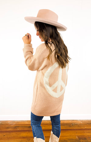 
                  
                    Peace on Earth Cardigan
                  
                