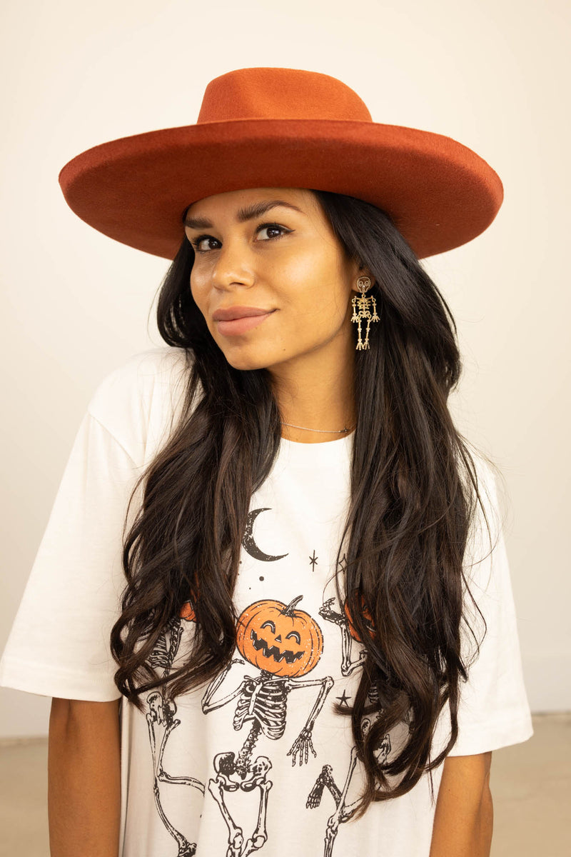 Lenny Hat ((Rust)) Flower Wild