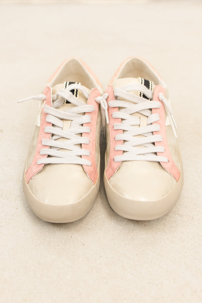
                  
                    Peach Paula Star Sneaker
                  
                