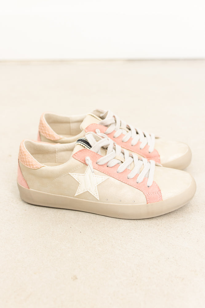 
                  
                    Peach Paula Star Sneaker
                  
                