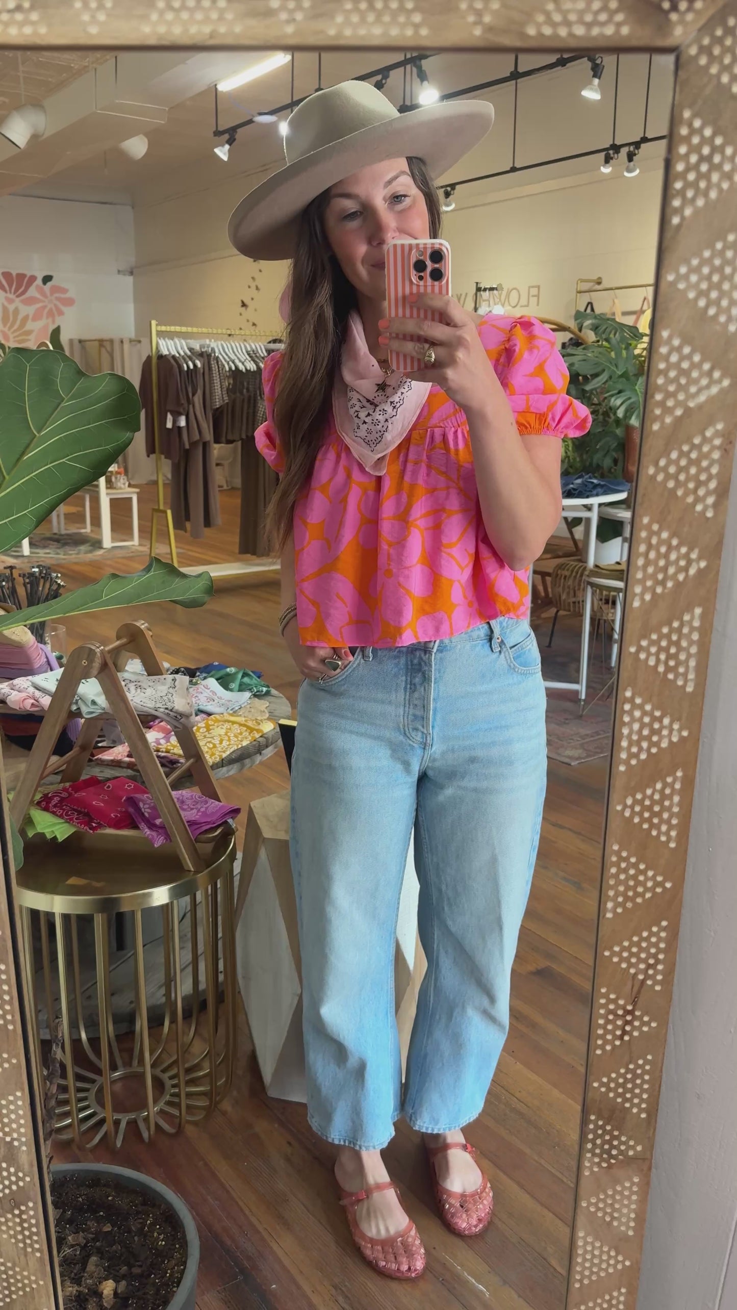 Floral Sunset Blouse